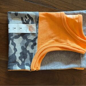 Jumping Beans Orange and Camouflage Tank Top